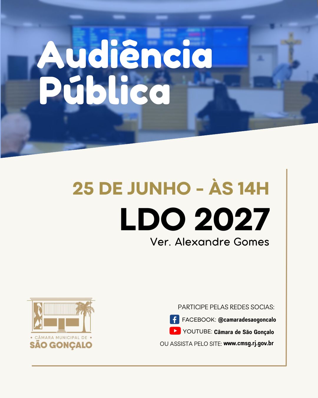 Audiência Pública - 25/06/2026 (LDO)